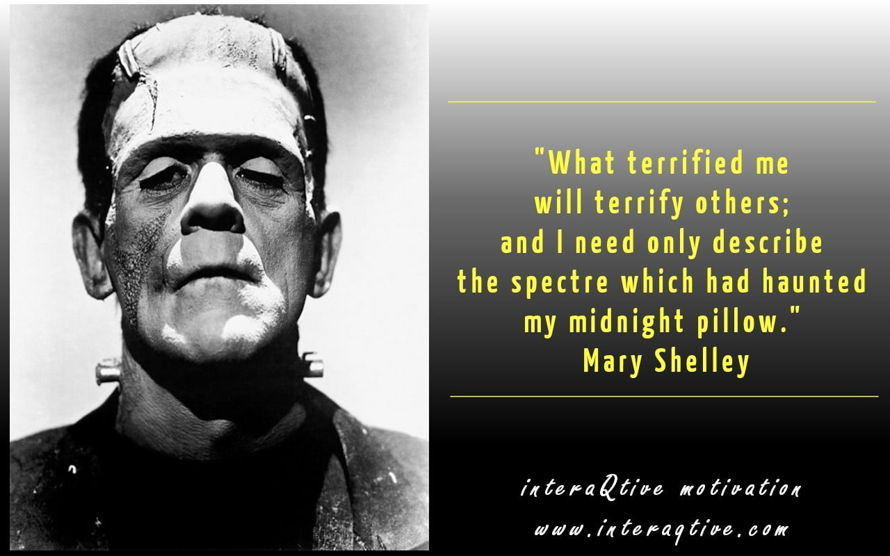 Mary Shelley about her writing – #FridayInspiration