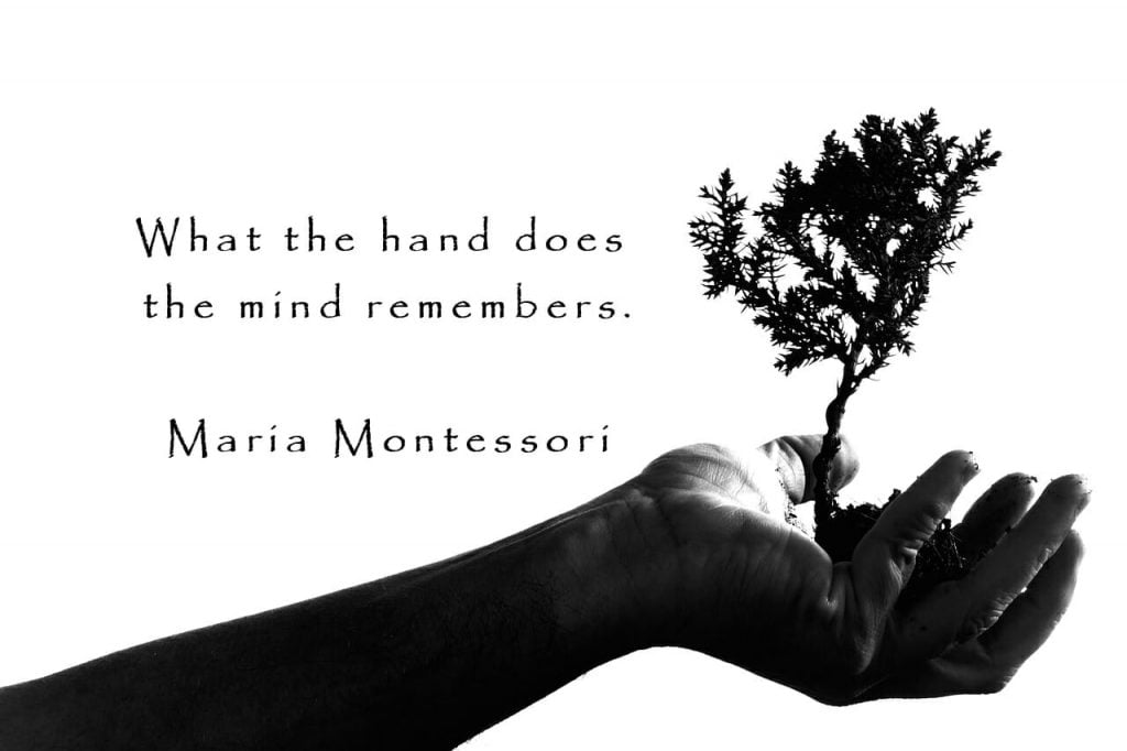 Learning by doing by Maria Montessori