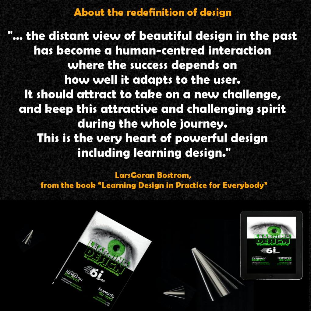 About the redefinition of Design including Learning Design